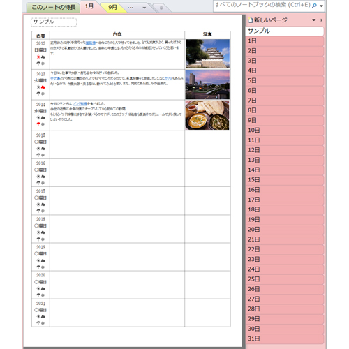 10 年日記 画像スライド-1