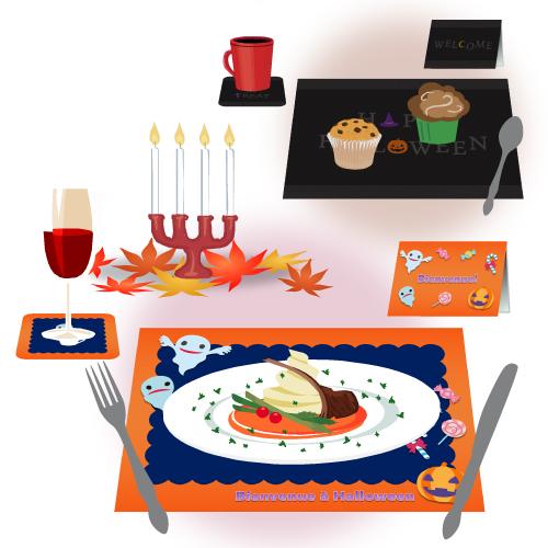 テーブル ウェア (ハロウィン) 画像スライド-1