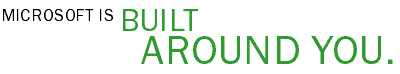 Microsoft is Built Around You