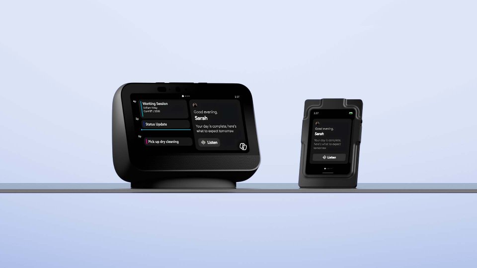 Photo of two Project Solara agent-first devices