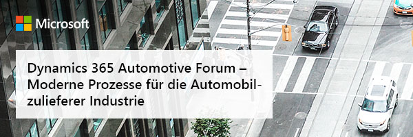 Dynamics 365 Automotive Forum