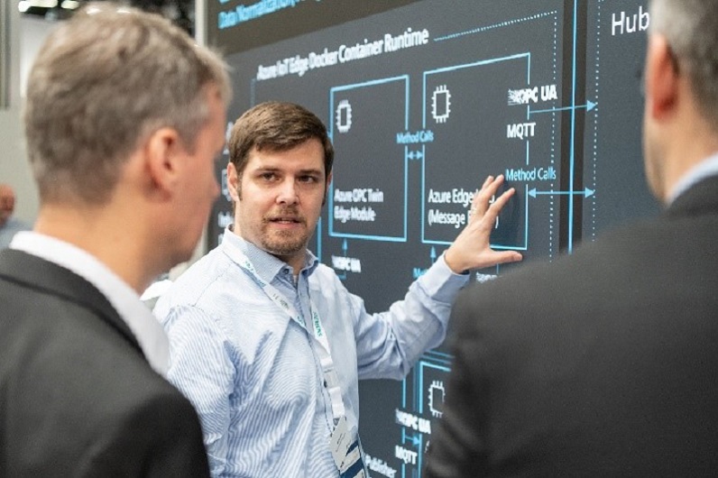 Microsoft Messestand auf der SPS 2019