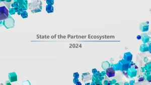 A stylized banner that reads Microsoft State of the Partner Ecosystem 2024.