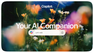 An image of the Copilot screen with the words: Your AI Companion.