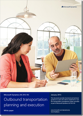 Outbound WP Outbound transportation planning an execution.