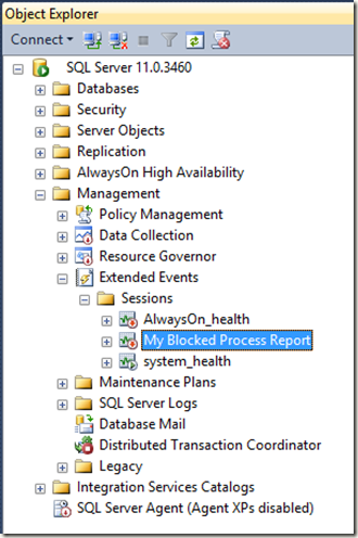 My Blocked Process Report.