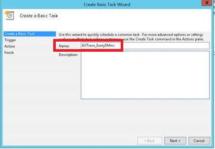 Create basic task wizard.
