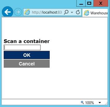 Executing workflow from the mobile device portal.
