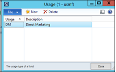 Trade allowance management setup fund usage.