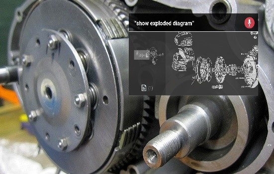 Scenario demonstrating the benefits of video and audio interaction while on the repair site.