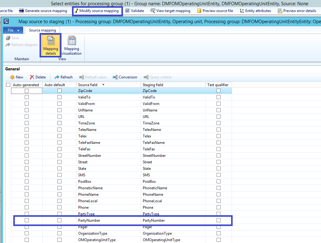 Modify source mapping.