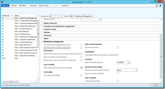 clip_image073 Using unique check digit = no on warehouse 24.