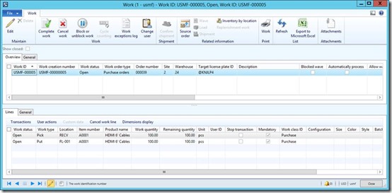 clip_image002 Open work order of type purchase.