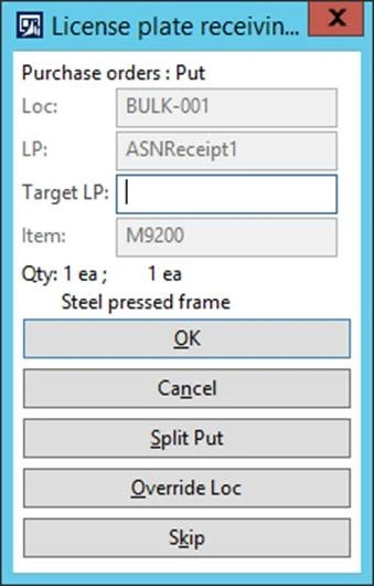 Purchase orders put.
