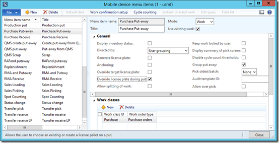 clip_image025 Mobile device menu items.