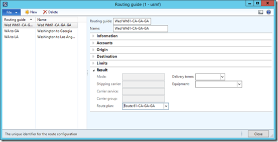 image Transportation management. Route guide.