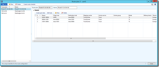 image Transportation management. Route plan.