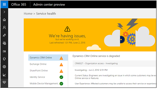 See detailed information of an alert