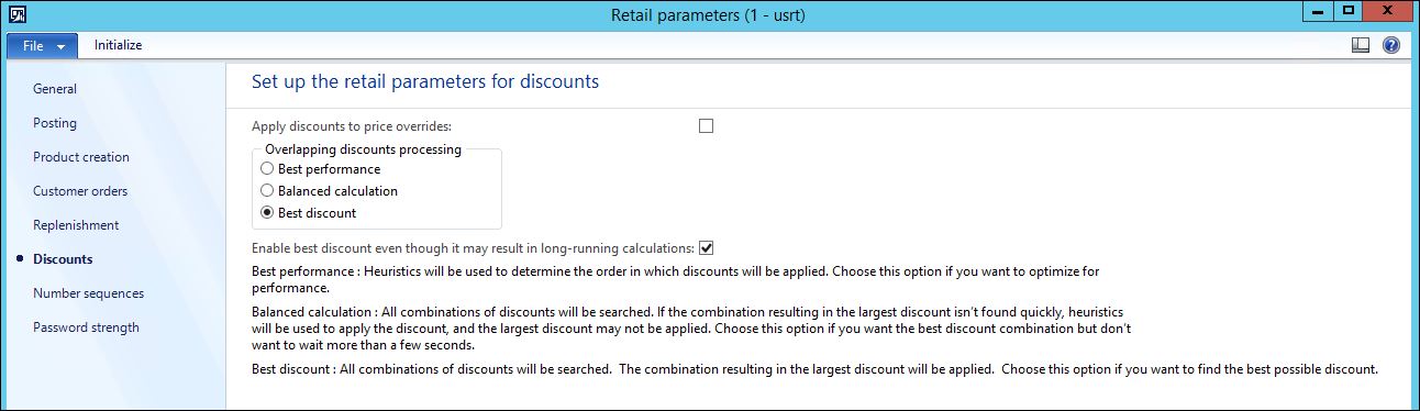 retailparameterdiscounts