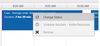 No group and statuses available for the new option set