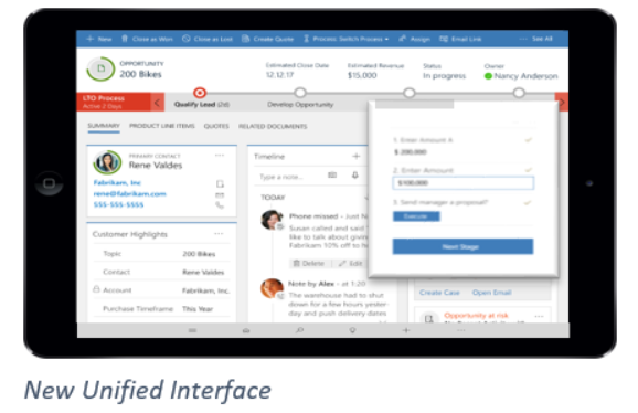 New Unified Interface