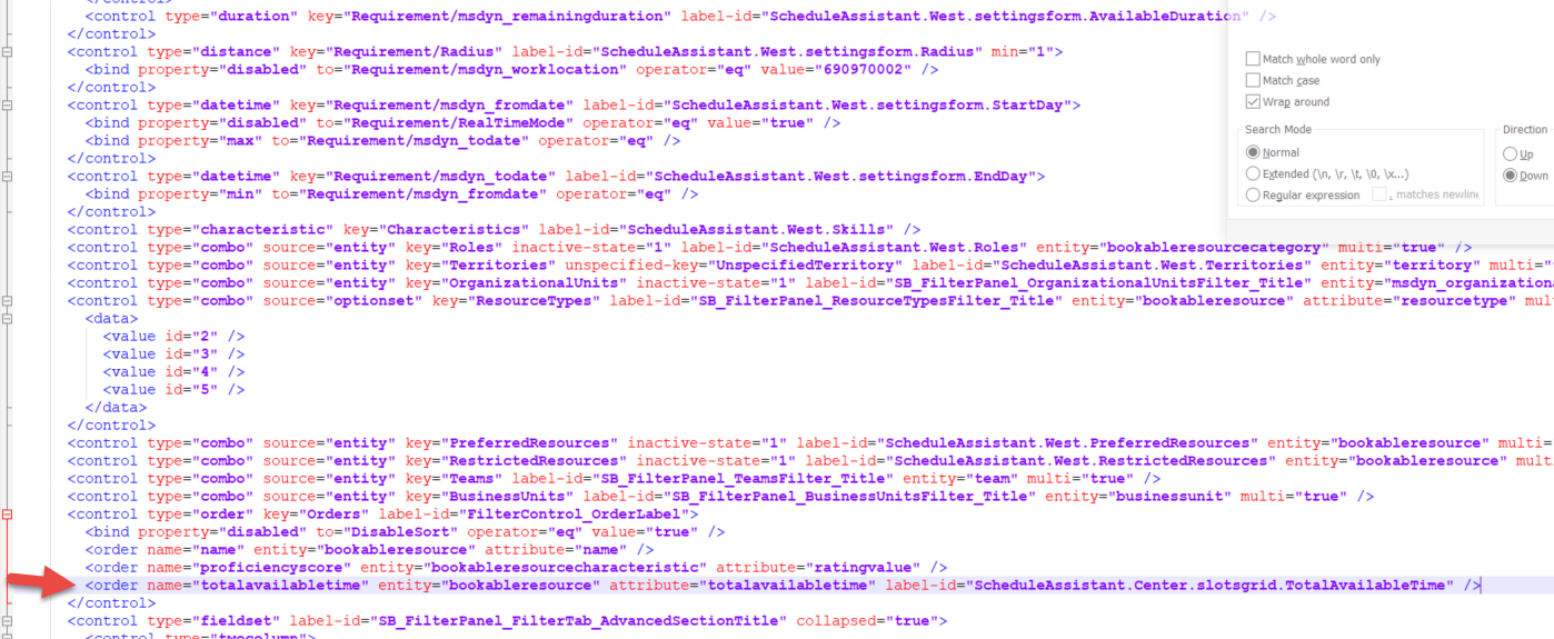 Totalavailabletime order name