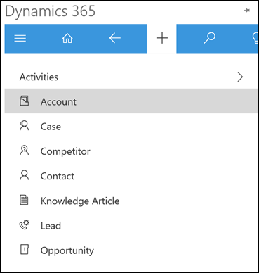 Quickly create entity records