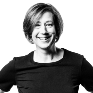 a person in a black shirt