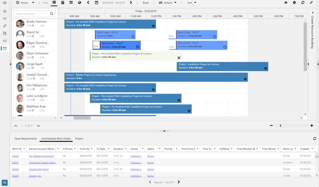 After collapsing side panels