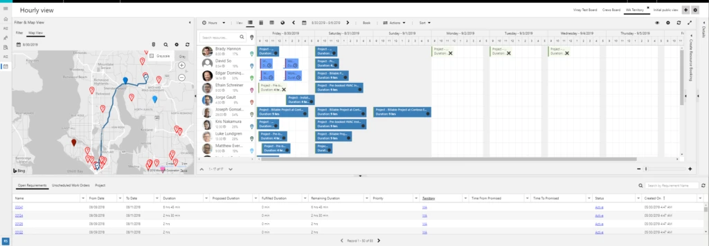 Screenshot of two monitor setup showing map pulled to one monitor and rest of board on main monitor