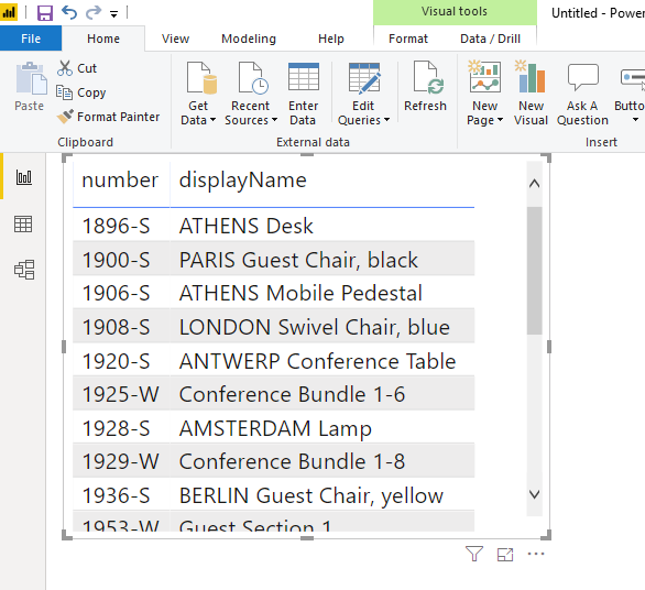 Visualization in Power BI Desktop