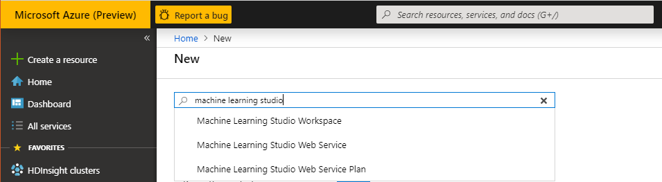 Azure Machine Learning Studio