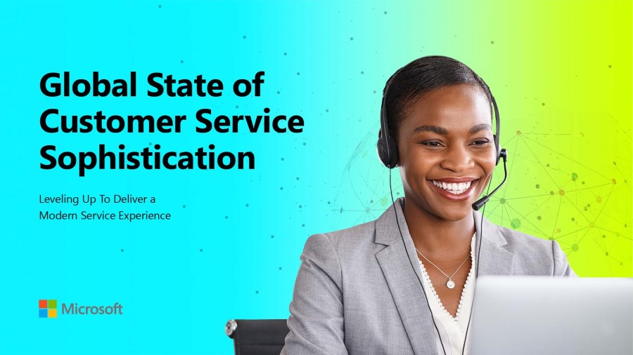 Global State of Customer Service Sophistication whitepaper cover page