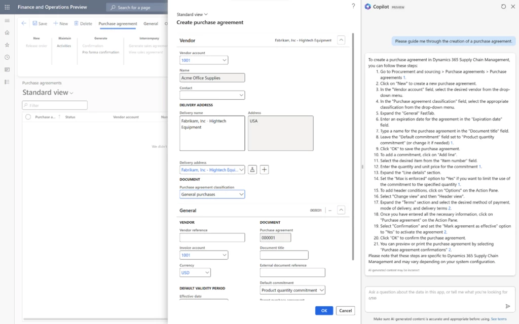 Copilot responding with a clear step-by-step guidance.