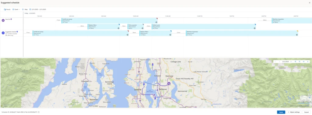 A screenshot of a map