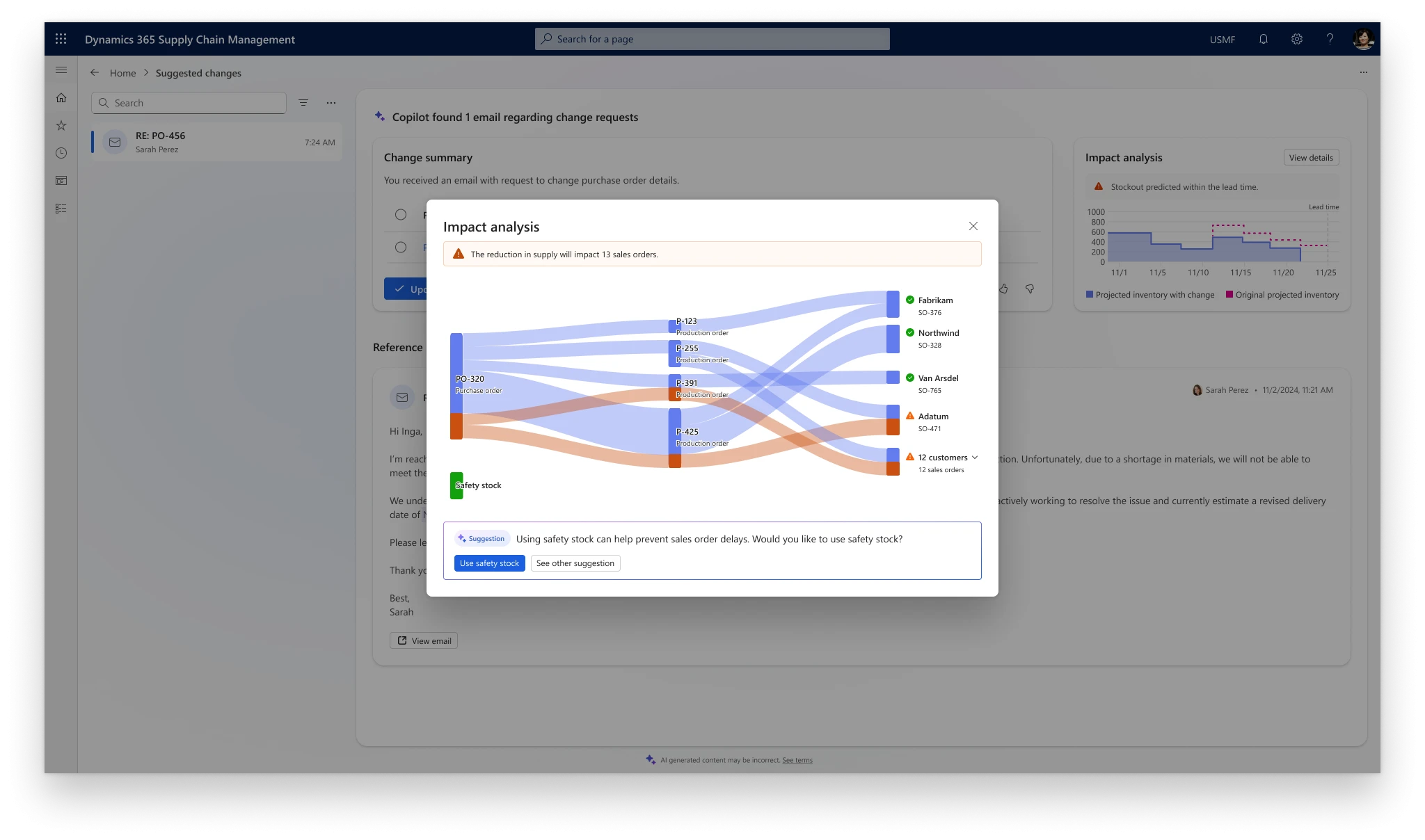 Purchase order agent template
