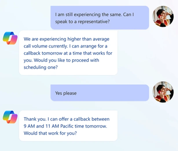 A screenshot of a chat