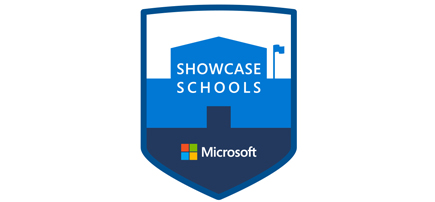 Showcase Schools badge. 