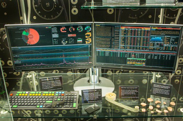 Fintech - Bloomberg Terminal Close Up