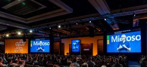 Satya speaking at Microsoft Envision 2018