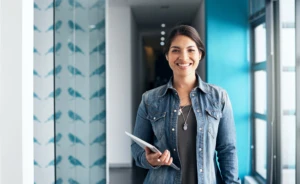 a person standing in front of a window