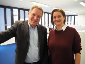 Links im Bild: Ernst Rauch