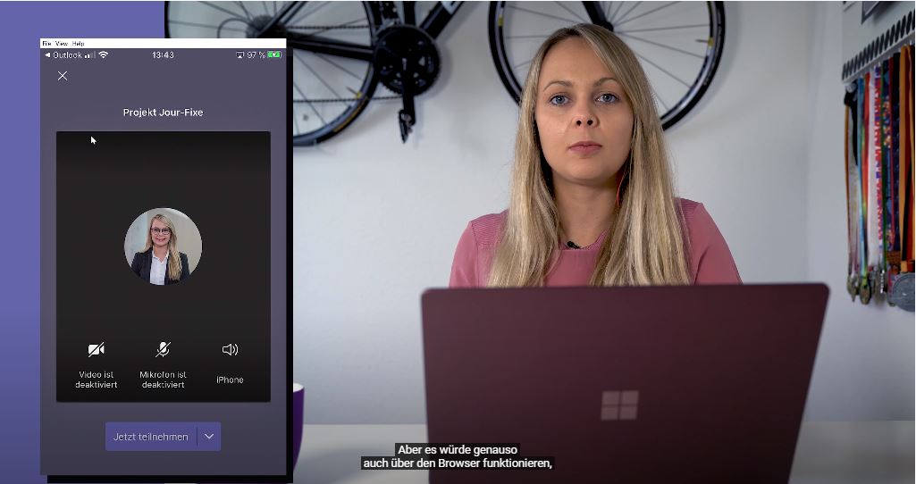 Video Vorschaubild: Teilnahme an Meetings von überall