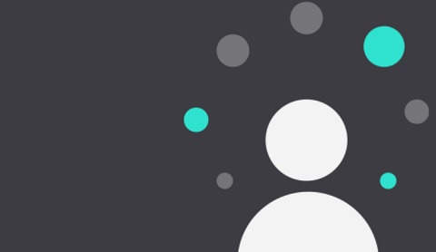 Illustration von einem Männchen mit Punkten um sich.