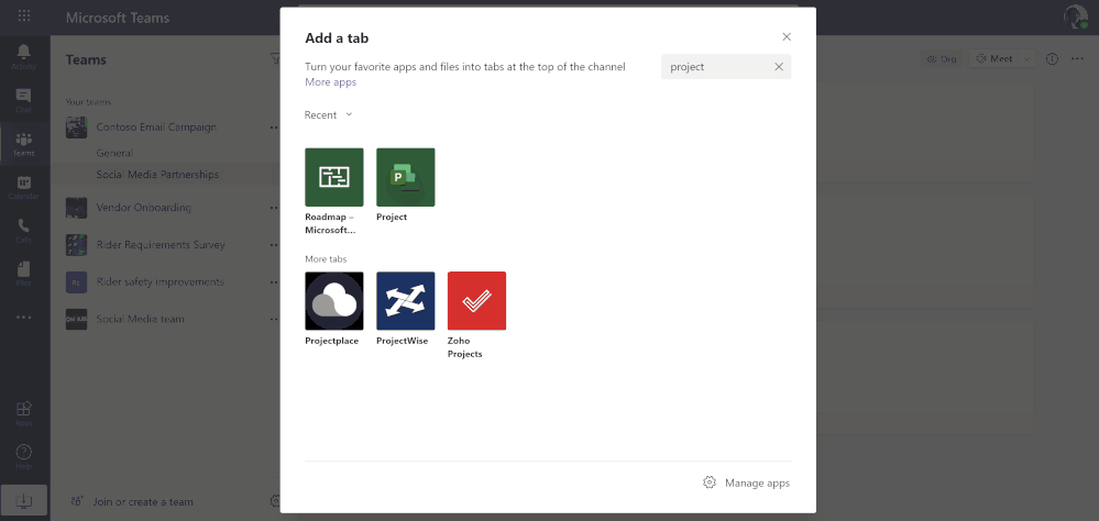GIF video von Microsoft Teams