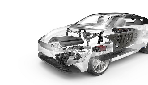 Zwei Mitarbeiter arbeiten in einem Labor zusammen