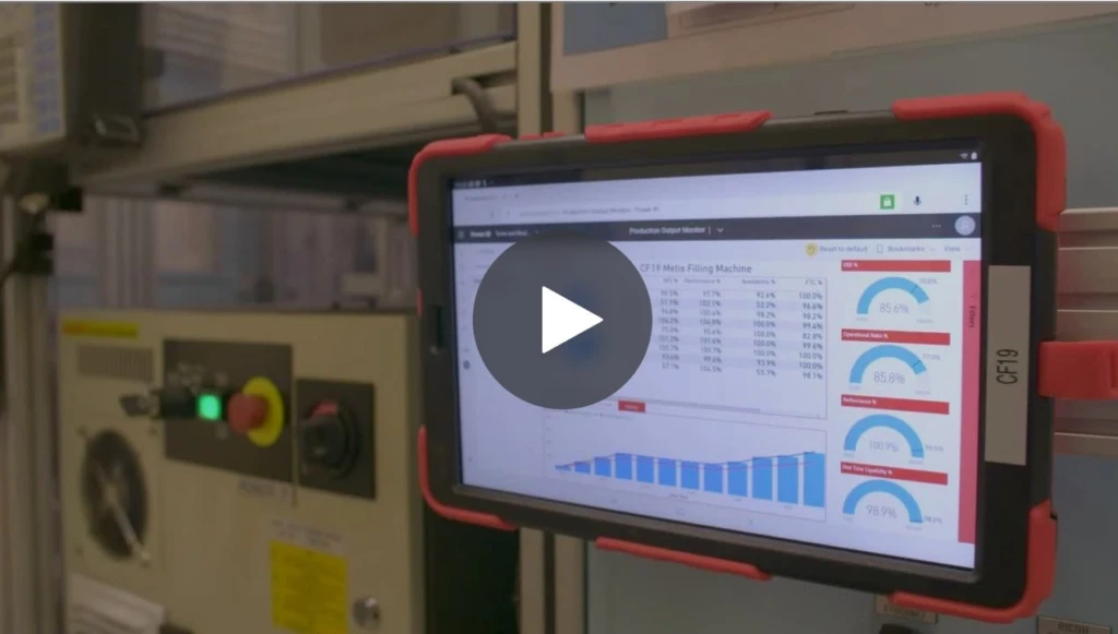 A close up of technology at Ricoh