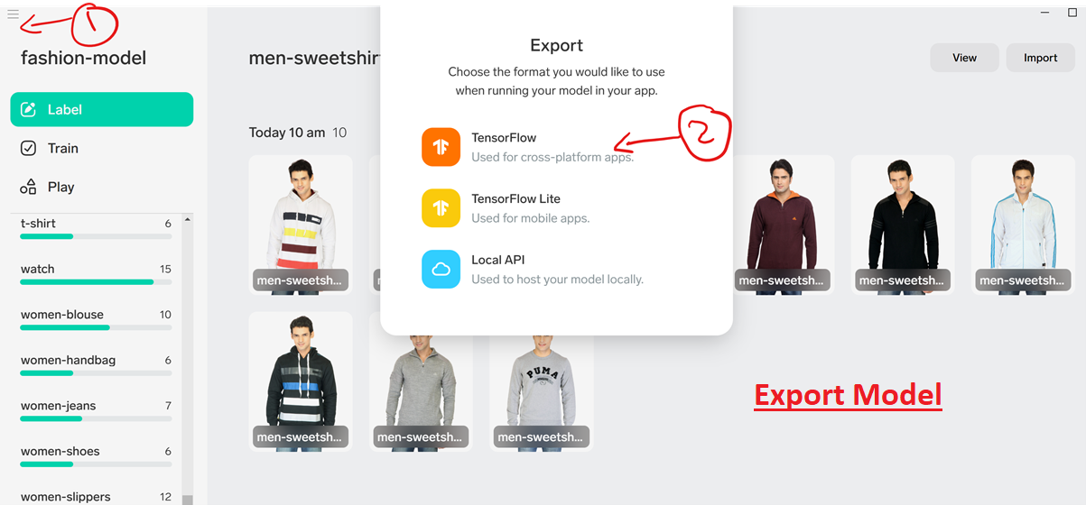 graphical user interface, application