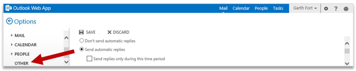 Improving Outlook Web App options and settings 5