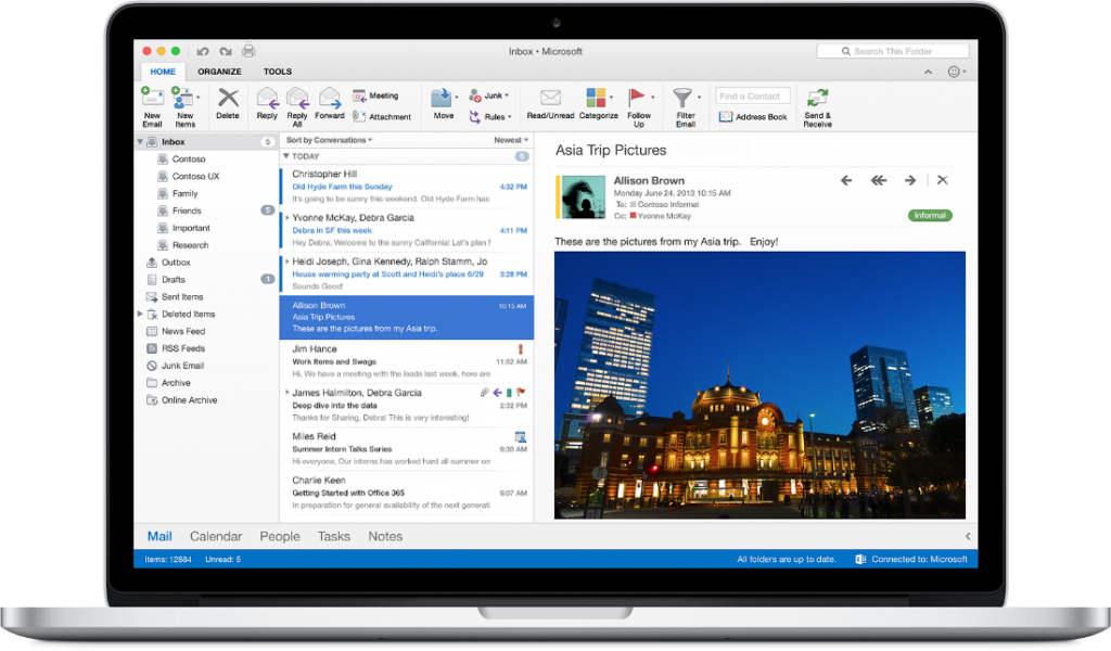 Outlook for Mac.